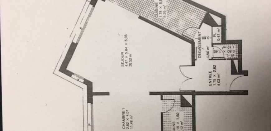 Appartement 2 pièces secteur Reuilly Diderot – 59 M2 – REU2420